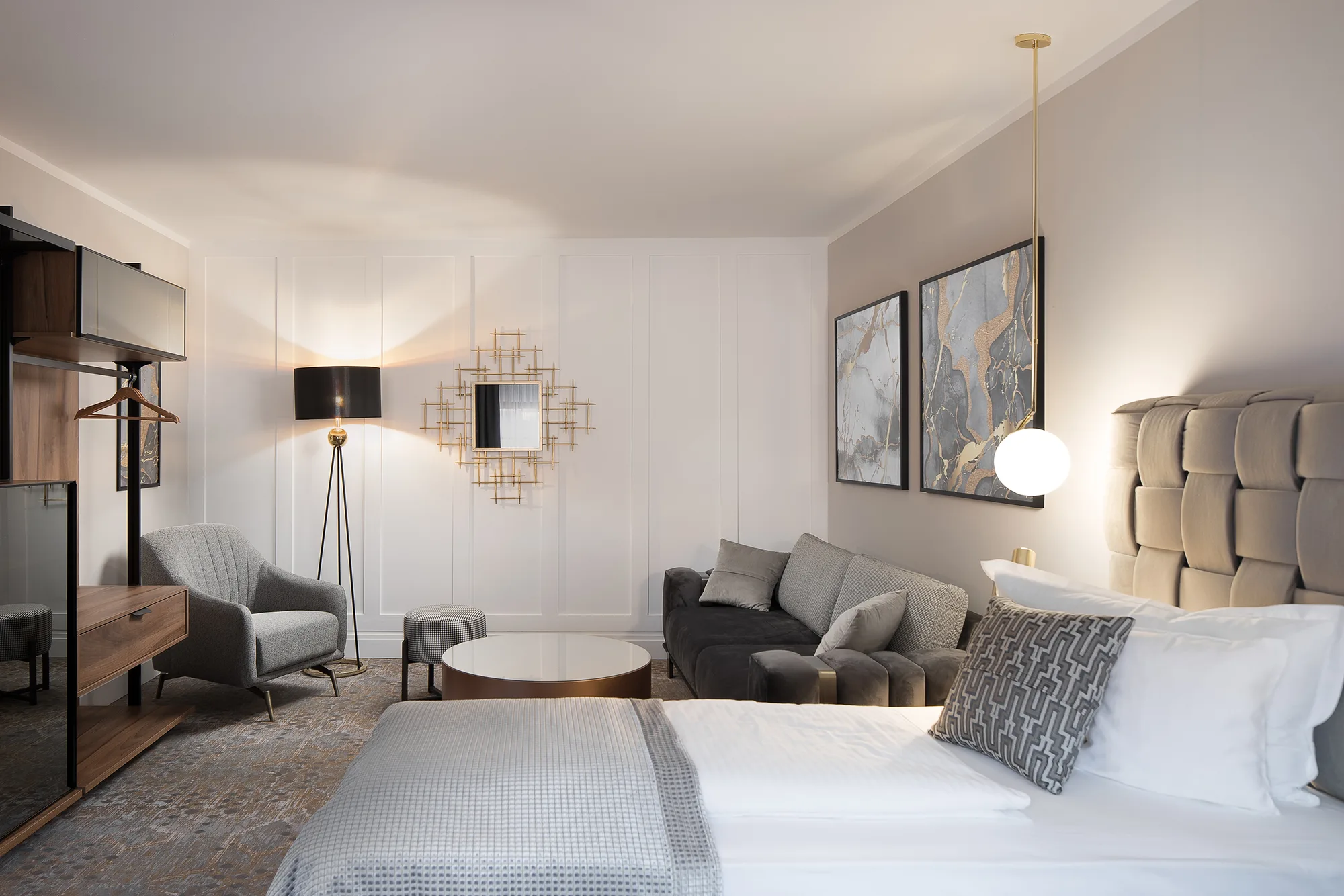 Amenajare interioara comerciala — DONNA ANA BOUTIQUE HOTEL, stil contemporan cu accente glam, Timisoara. Imagine 9 din 18