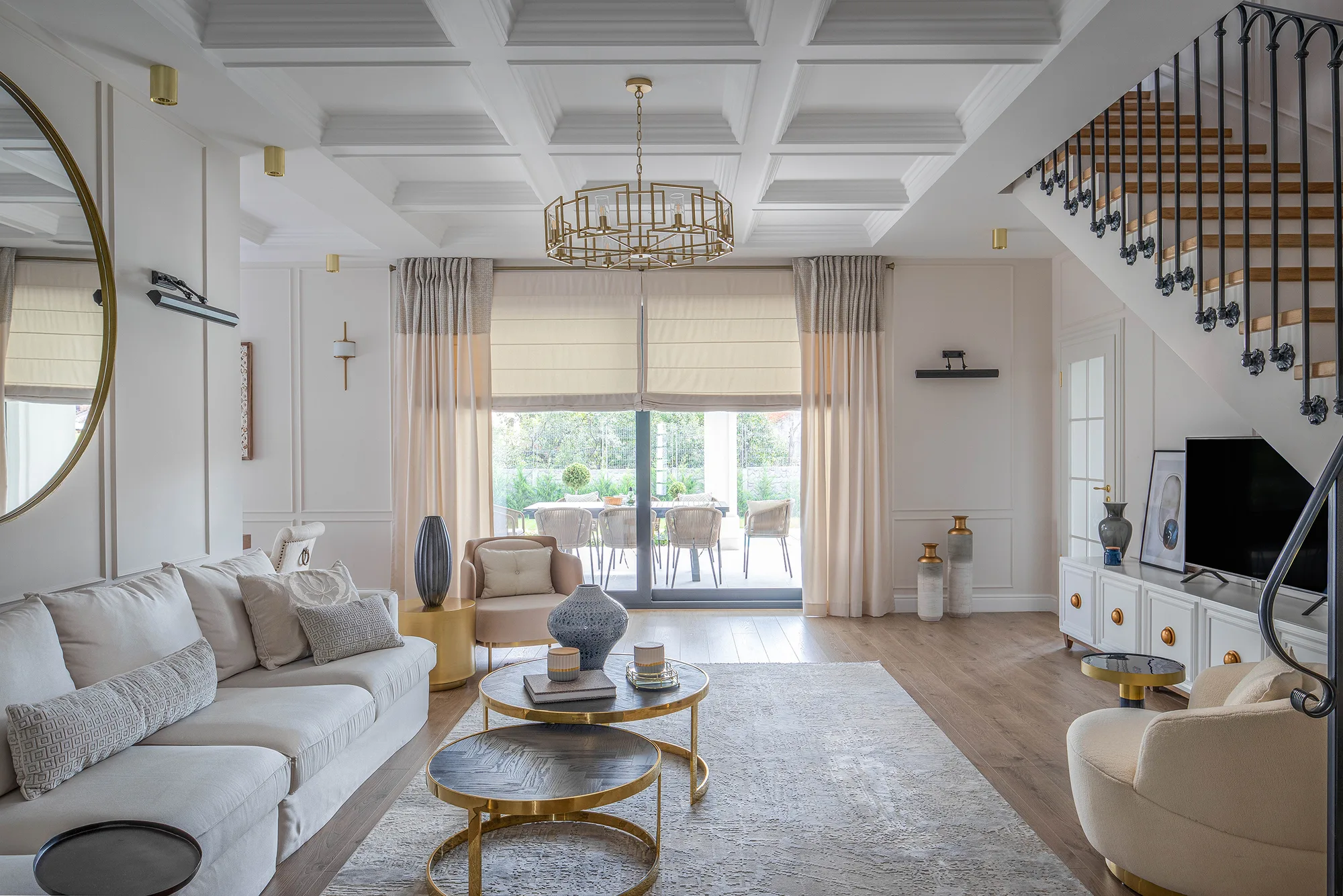 Amenajare interioara rezidentiala — Vila contemporana cozy, stil contemporan, Timisoara. Imagine 1 din 11
