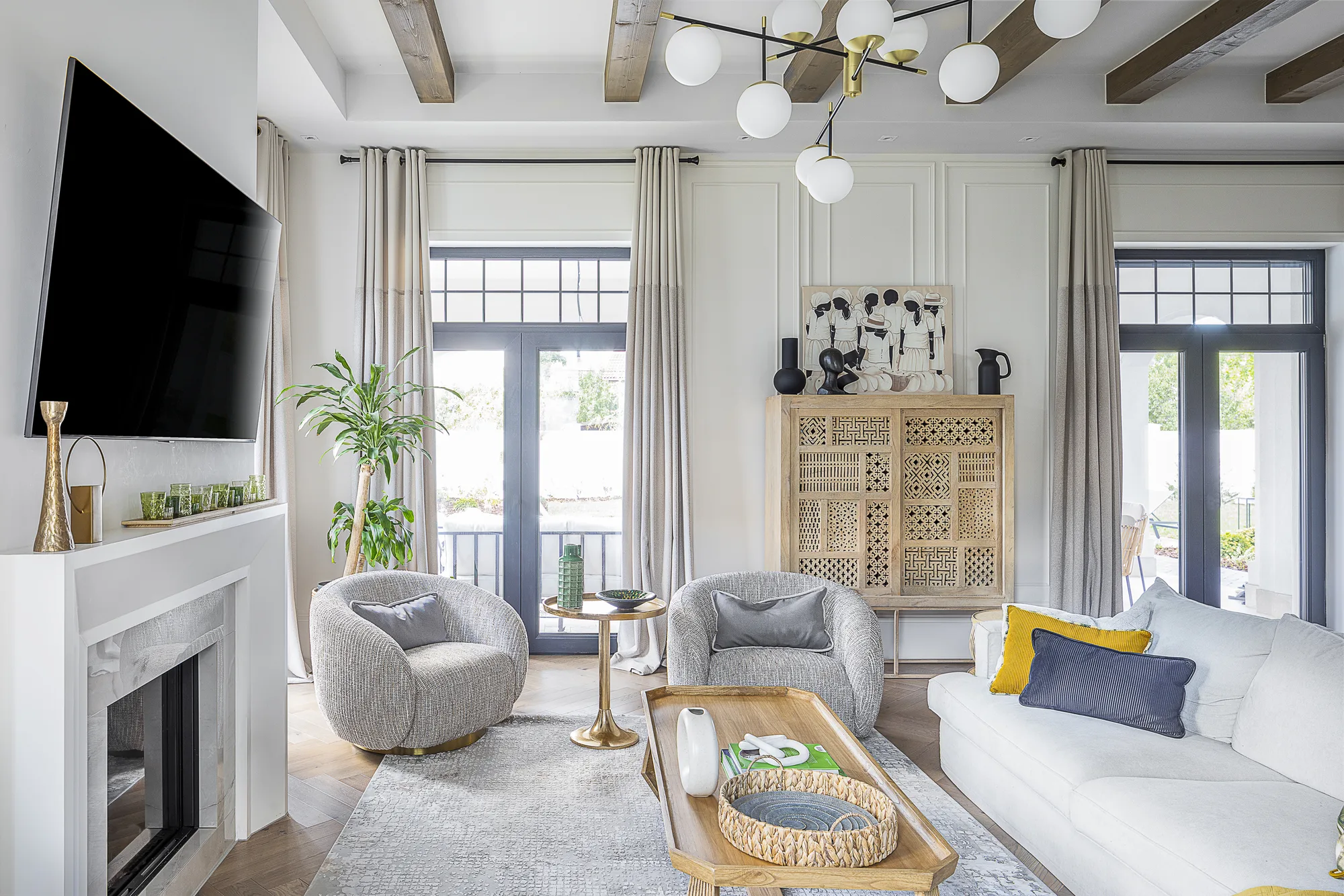 Amenajare interioara rezidentiala — VILA IN STIL FARMHOUSE CONTEMPORAN, stil farmhouse si rustic, Dumbravita. Imagine 7 din 22
