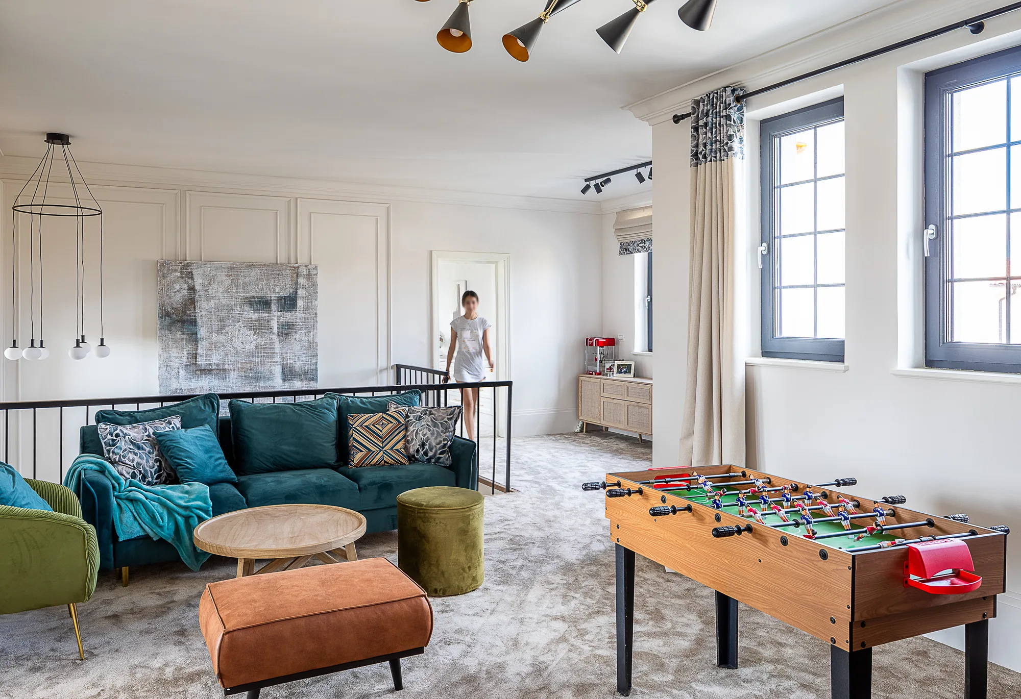 Amenajare interioara rezidentiala — VILA IN STIL FARMHOUSE CONTEMPORAN, stil farmhouse si rustic, Dumbravita. Imagine 19 din 22