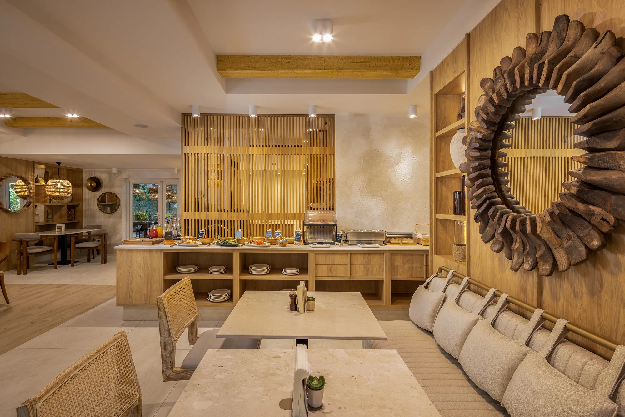 Amenajare interioara comerciala — HOTEL SERENITY, stil wabi sabi, Timisoara. Imagine 14 din 17