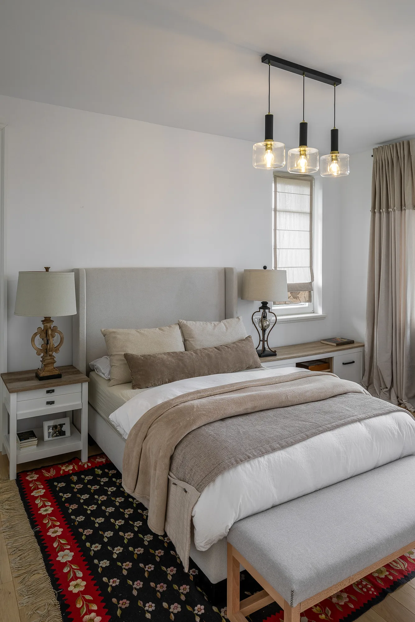 Amenajare interioara rezidentiala — VILA IN STIL TRANZITIONAL, stil farmhouse si rustic, Timisoara. Imagine 4 din 7