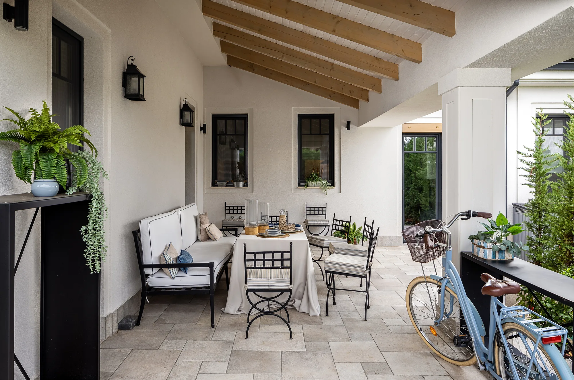Amenajare interioara rezidentiala — VILA IN STIL TRANZITIONAL, stil farmhouse si rustic, Timisoara. Imagine 7 din 7