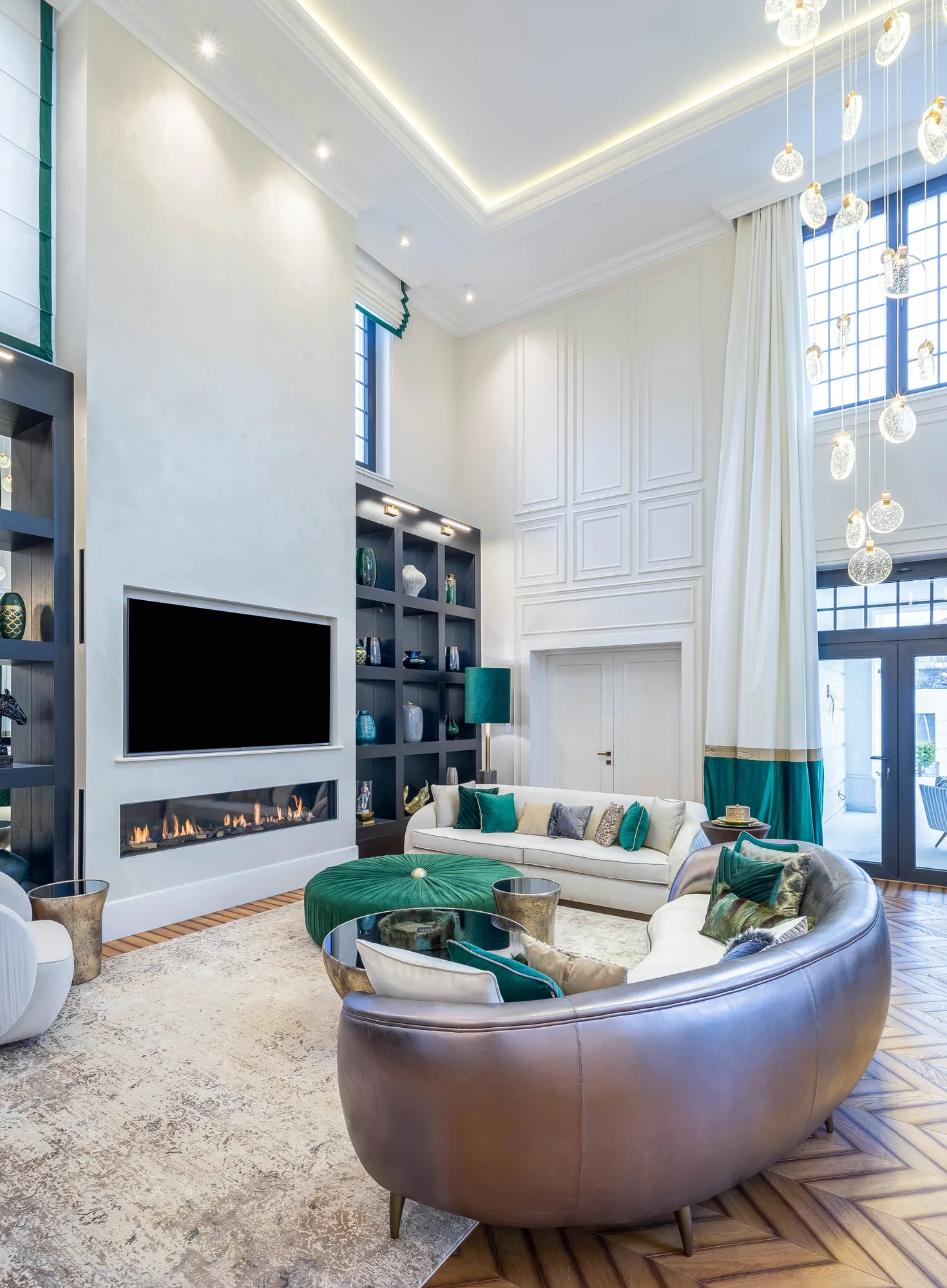 Amenajare interioara rezidentiala — VERDE IN CLASIC, stil glam contemporan, Timisoara. Imagine 3 din 25