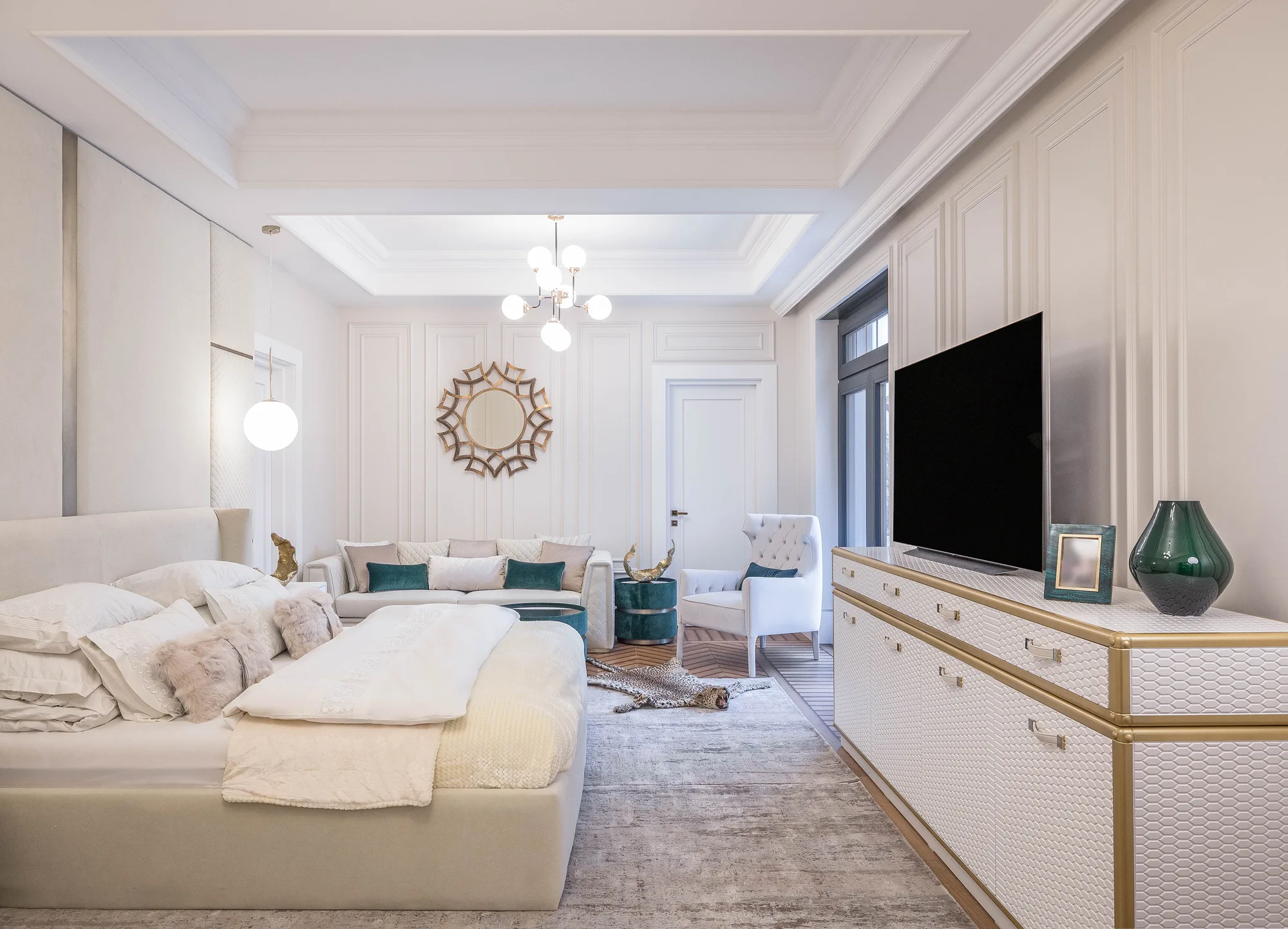 Amenajare interioara rezidentiala — VERDE IN CLASIC, stil glam contemporan, Timisoara. Imagine 12 din 25