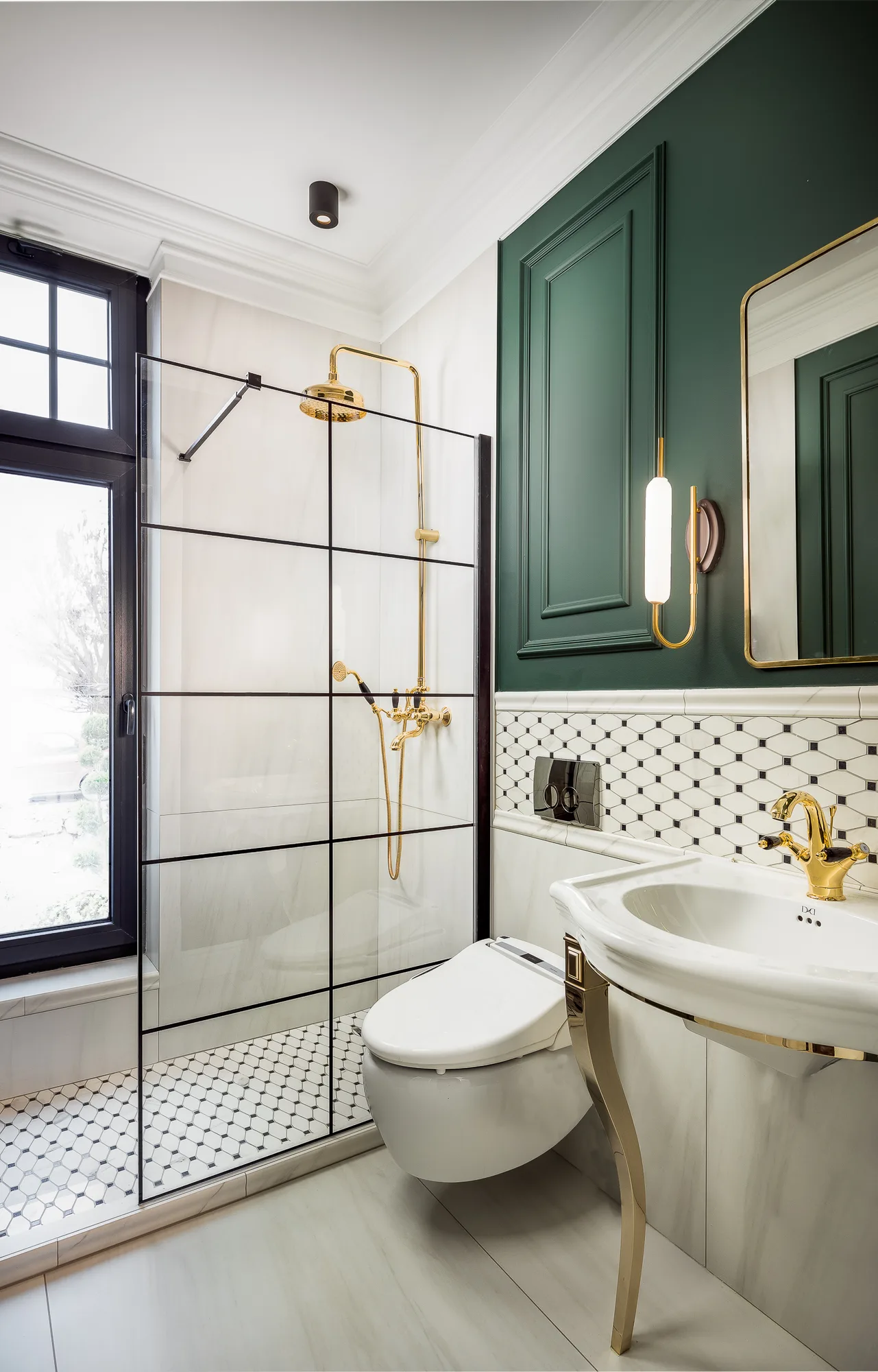 Amenajare interioara rezidentiala — VERDE IN CLASIC, stil glam contemporan, Timisoara. Imagine 23 din 25
